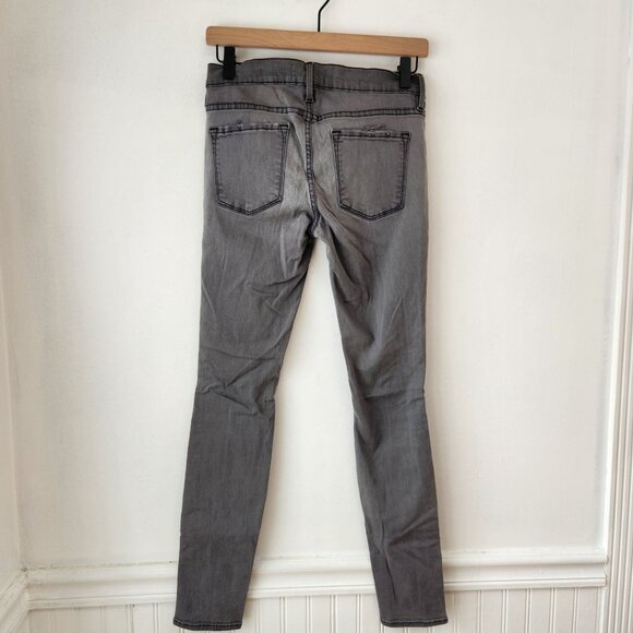 Frame Denim Grey Stretch Skinny Jeans Le Skinny de Jeanne Jegging Women's 27 - Picture 3 of 9